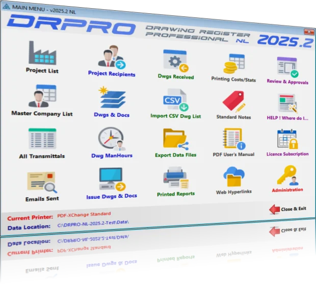 Click for more screenshots Drpro Main Menu